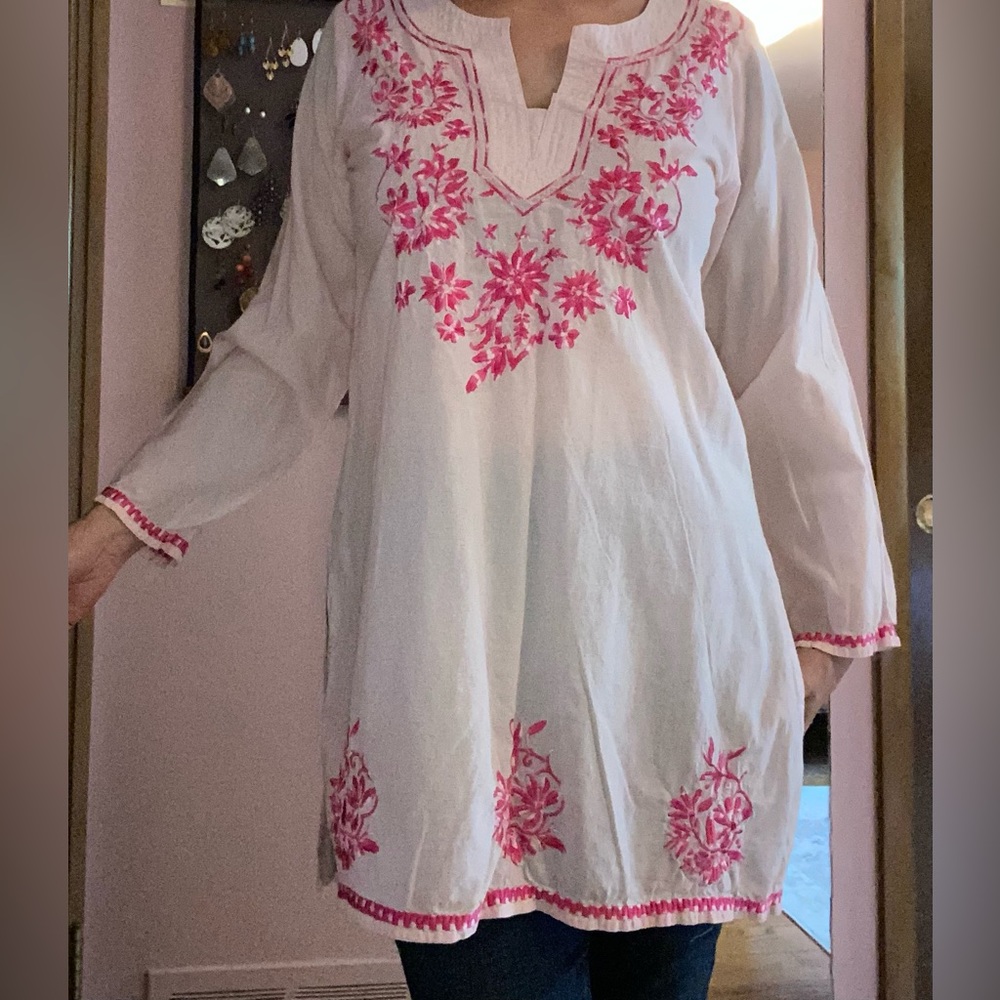 April Cornell Pink Tunic